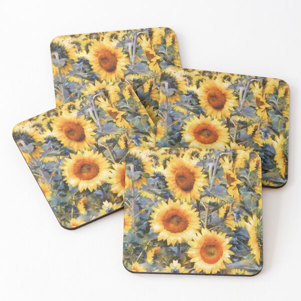 Item preview, Sunflower Field Out of the Blue  designed and sold by JanineRileyArt.