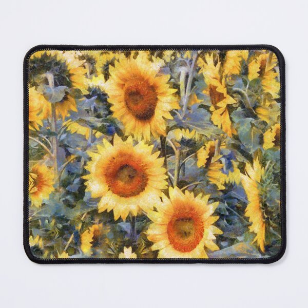 Item preview, Sunflower Field Out of the Blue designed and sold by JanineRileyArt.