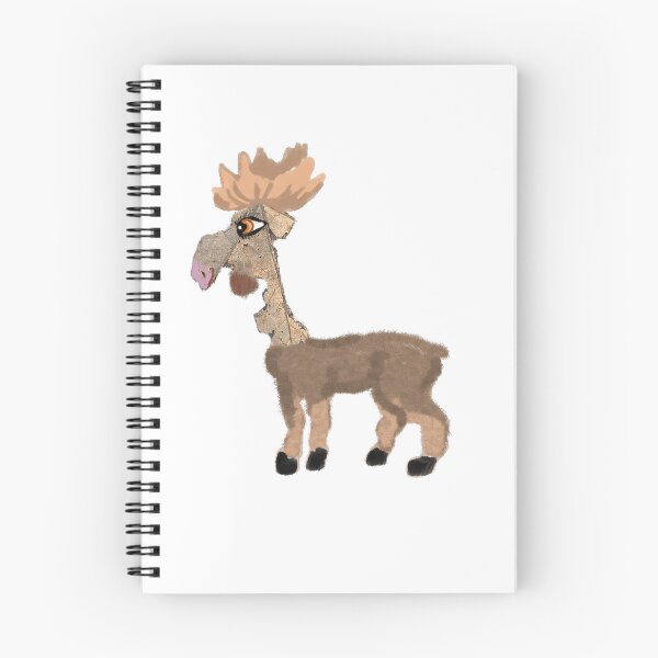 Item preview, Eggbert The Leaf Head Moose designed and sold by pinkyjainpan.