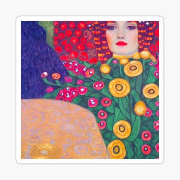 Item preview, Gustav Klimt Flower Goddess designed and sold by maniacfitness.