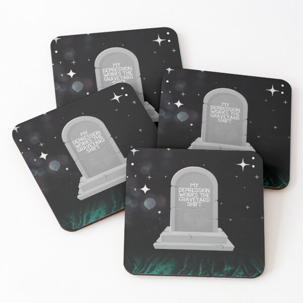 Item preview, my depression works the graveyard shift designed and sold by obliviate.
