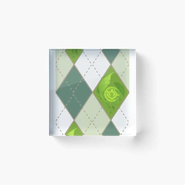 Item preview, genshin: nahida argyle pattern designed and sold by Lina Nguyen.