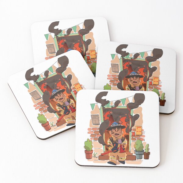 Item preview, fireman rescue cat from buring house designed and sold by HUMBOsketch.