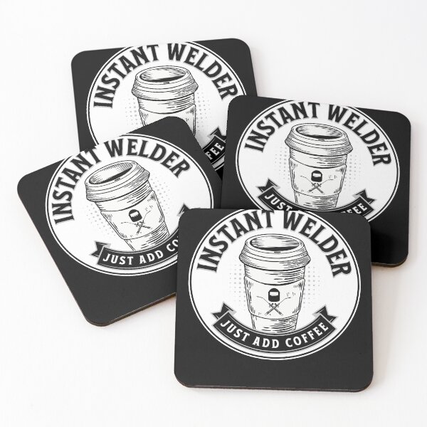 Item preview, Instant Welder Just Add Coffee designed and sold by TheButtonCrew.