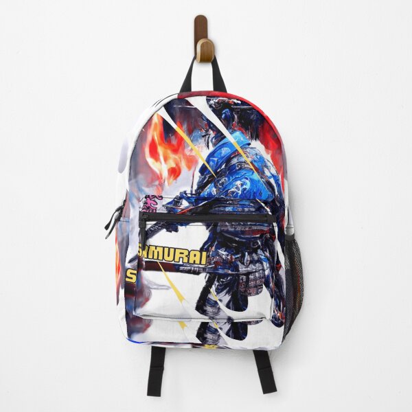 Item preview, Japanese Blue Samurai Back View-Samurai武士魂 designed and sold by zheworkstudio.