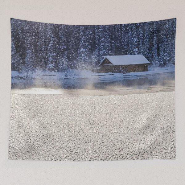 Item preview, Foggy Lake Louise in Winter designed and sold by Explore-Nature.