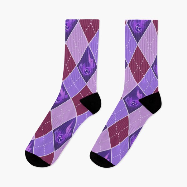 Item preview, genshin: Raiden argyle pattern designed and sold by Lina Nguyen.