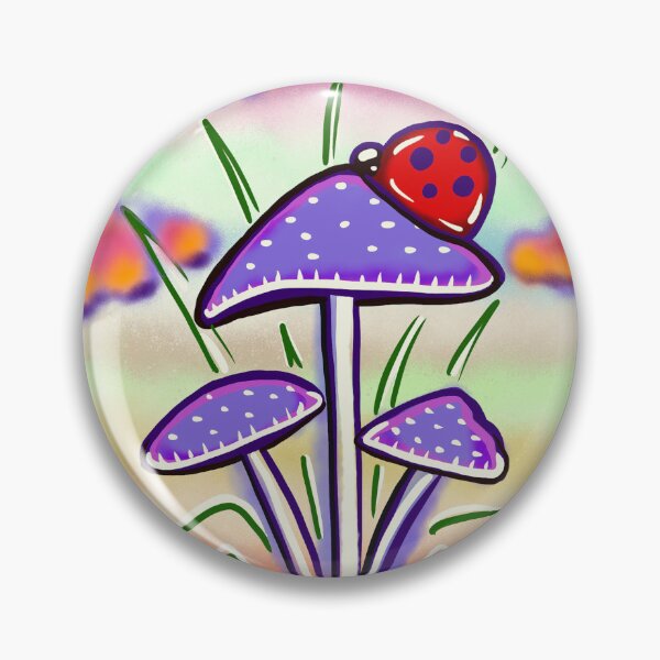 Item preview, Mushroom and Ladybug designed and sold by Leayah.
