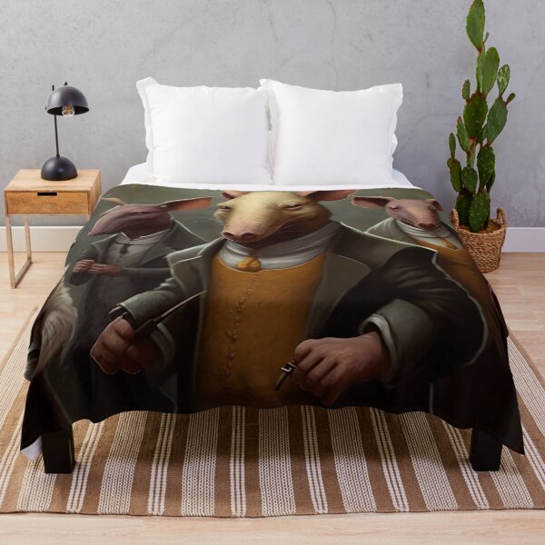 Item preview, Funny Detailed Digital Painting of an Aardvark Mob designed and sold by CodeAndColors.