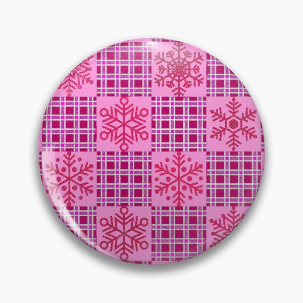 Item preview, Winter Snowflakes on Pink Plaid designed and sold by Jessi-Sketches.