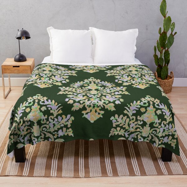 Item preview, Damask Deep Forest designed and sold by penny+florence.
