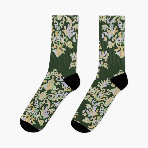 Item preview, Damask Deep Forest designed and sold by penny+florence.