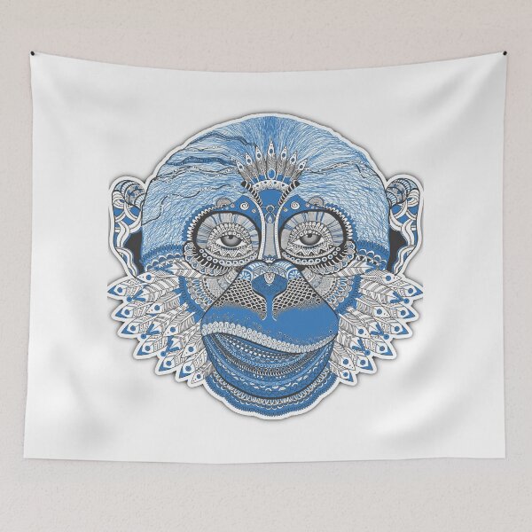 Item preview, monkey art Classic T-Shirt designed and sold by Editlab.