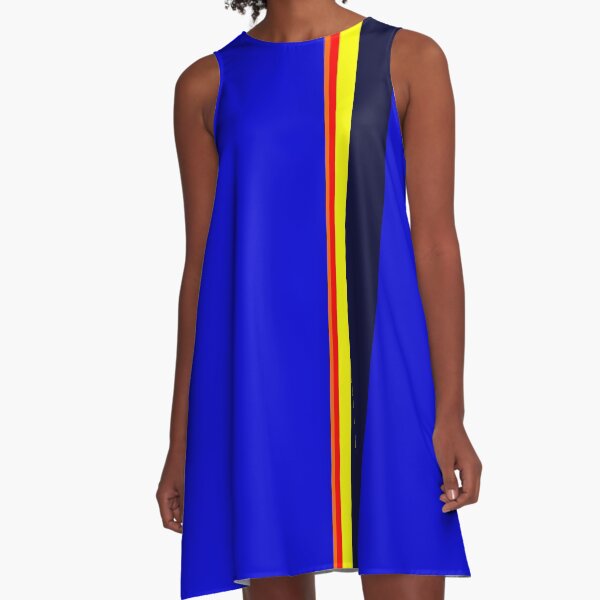 vintage blue A-Line Dress