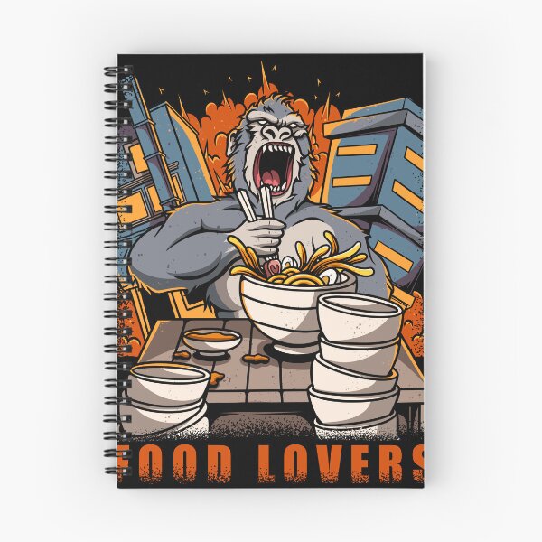 Item preview, KIngkong Eating Ramen designed and sold by footmarkstudio.
