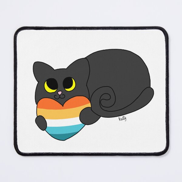 Item preview, Aroace love cat designed and sold by Kaitygrace-Shop.