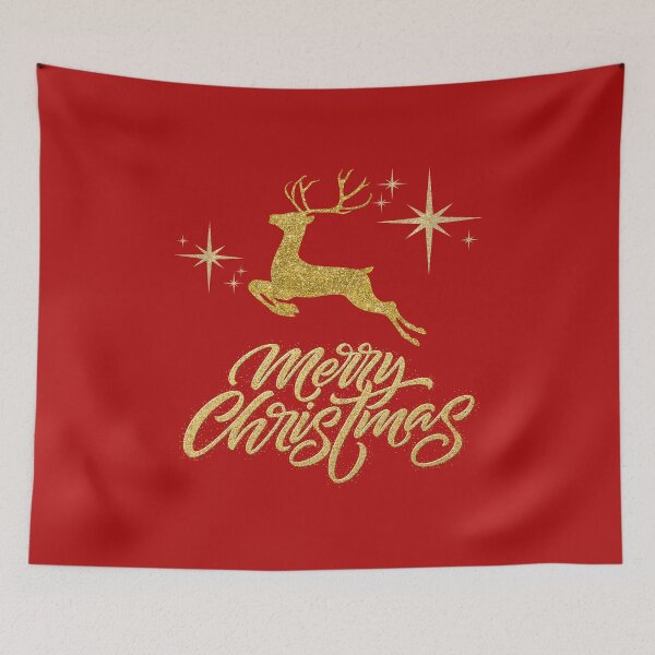 Item preview, feliz navidad dorada designed and sold by SimpleSteve.