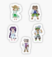Pixel Professors 1 Sticker