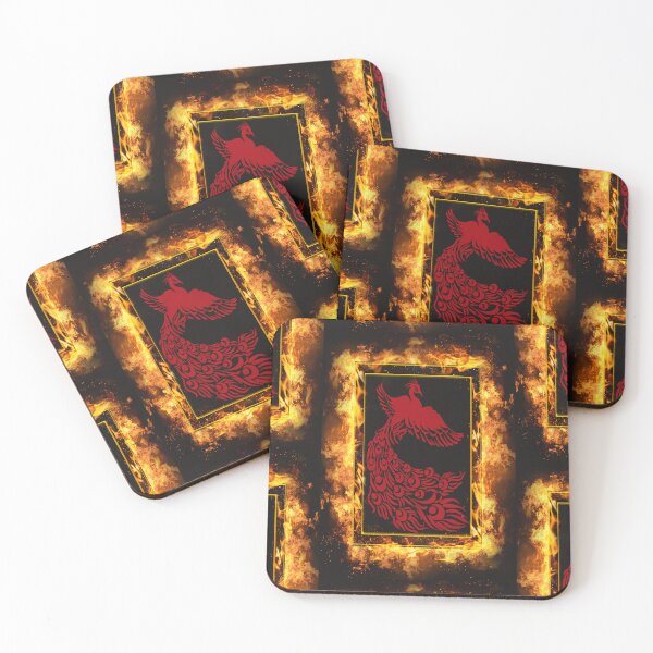 Item preview, RED PHOENIX IN A FIRE FRAME designed and sold by sailorsam1805.