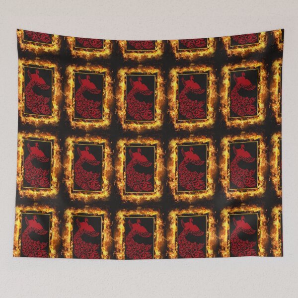 Item preview, RED PHOENIX IN A FIRE FRAME designed and sold by sailorsam1805.