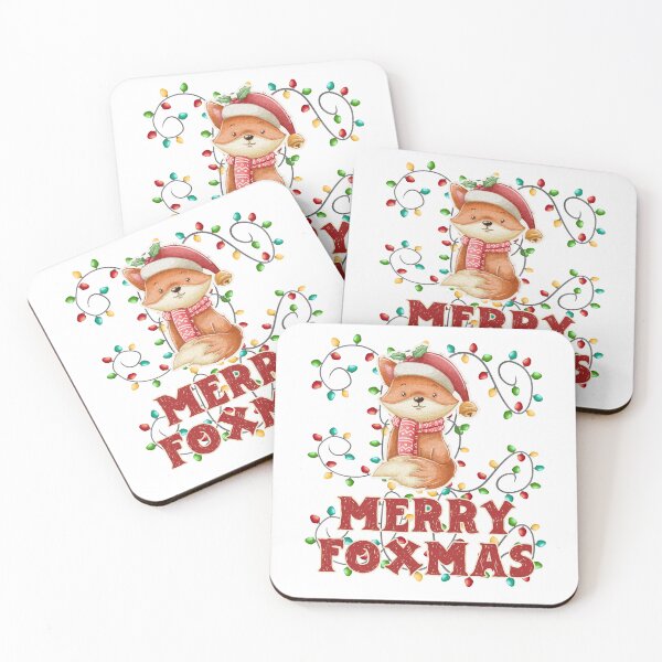 Item preview, Merry Foxmas designed and sold by TheButtonCrew.
