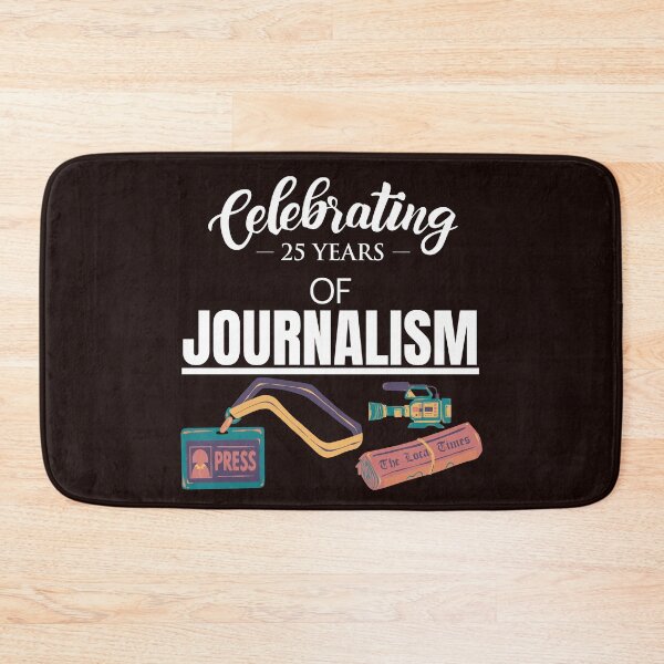 Item preview, Celebrating 25 Years Of Journalism designed and sold by Quirky Dez.