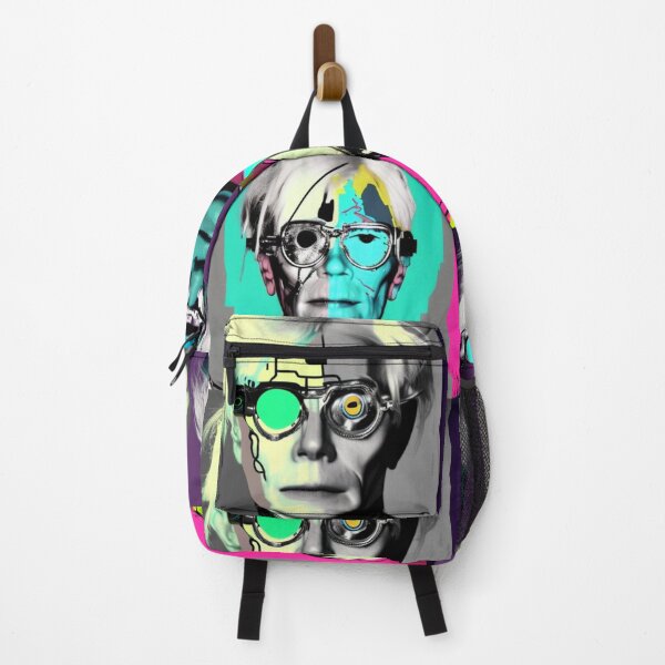 Item preview, A painting of "Andy Warhol" as a cyborg by "Andy Warhol" v2 designed and sold by andewarhol.