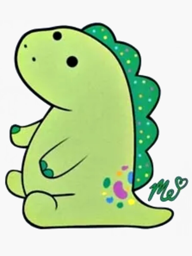 Moriah Elizabeth Pickle The Dinosaur Sticker By Kamo2 vrogue.co