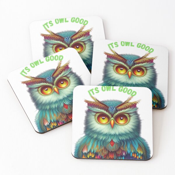 Item preview, It's Owl Good - Funny Owl Quote - Cute Owl  designed and sold by CraftyAnimal.