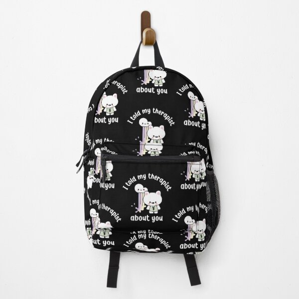 Item preview, Snarky Kawaii Bunny I Told My Therapist About You Pastel Aesthetic designed and sold by Good-Find.
