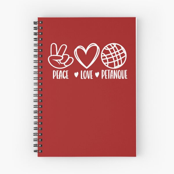 Item preview, Peace Love Petanque. Says it all. Boules cant be beat. Hand designed and sold by leepymock.