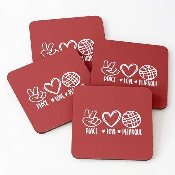 Item preview, Peace Love Petanque. Says it all. Boules cant be beat. Hand designed and sold by leepymock.