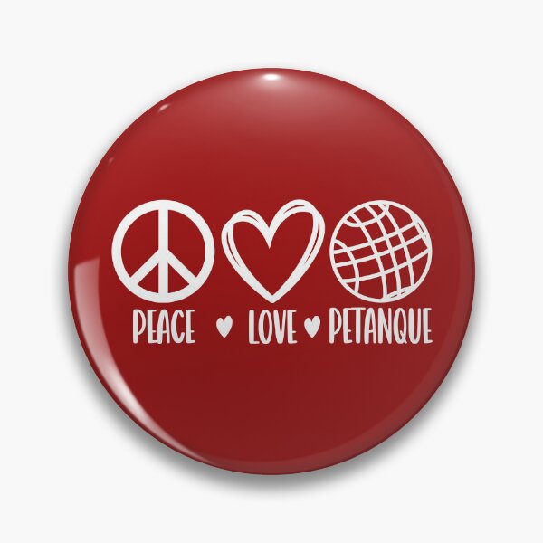 Item preview, Peace Love Petanque. Says it all. Boules cant be beat. designed and sold by leepymock.