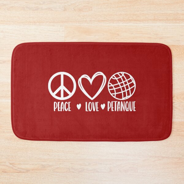 Item preview, Peace Love Petanque. Says it all. Boules cant be beat. designed and sold by leepymock.