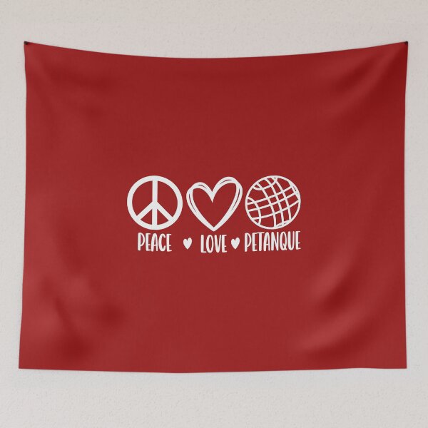 Item preview, Peace Love Petanque. Says it all. Boules cant be beat. designed and sold by leepymock.