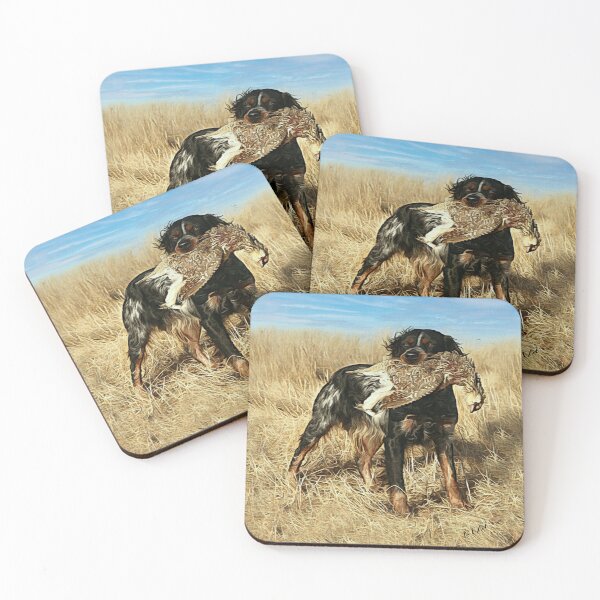 Item preview, Woodcock hunting with Brittany Spaniel  designed and sold by TammyHunterArt.