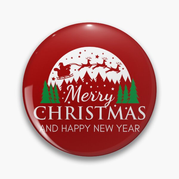 Item preview, Merry Christmas And Happy New Year Design Draw Street Art Retro Culture Vintage Text Phrase Quote designed and sold by BK-Fishing.