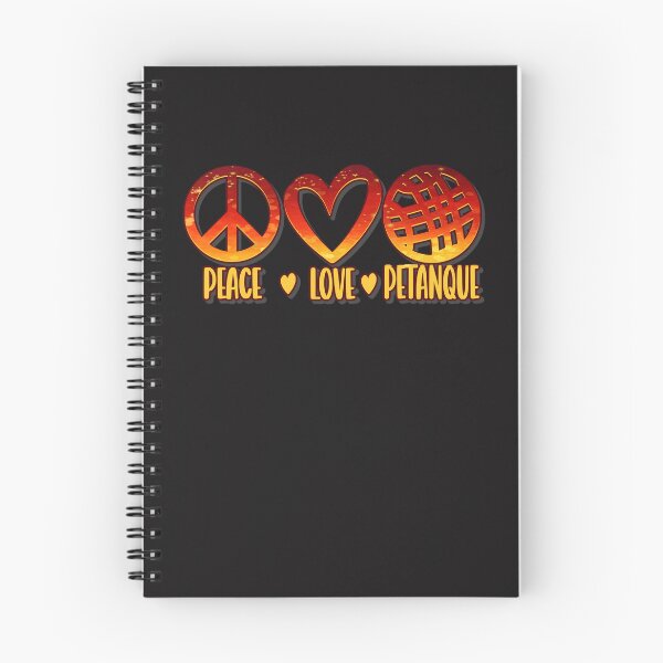 Item preview, Peace Love Petanque. Says it all. Boules cant be beat. Colorful designed and sold by leepymock.