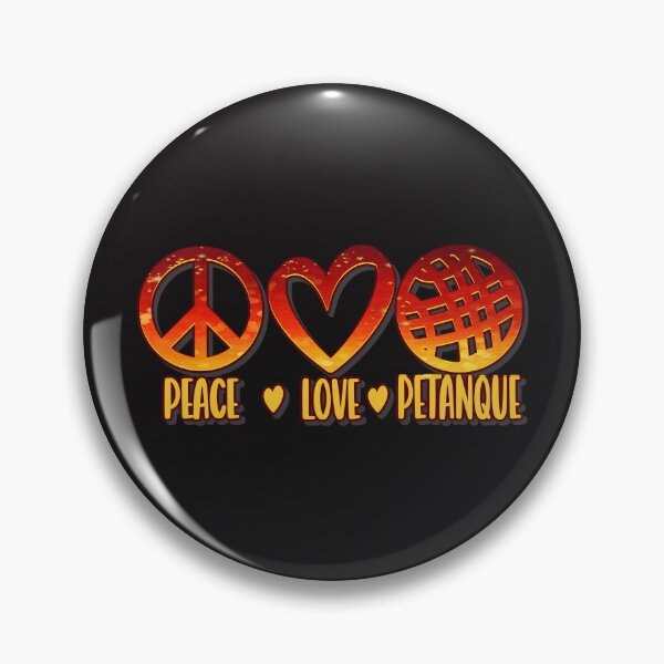Item preview, Peace Love Petanque. Says it all. Boules cant be beat. Colorful designed and sold by leepymock.