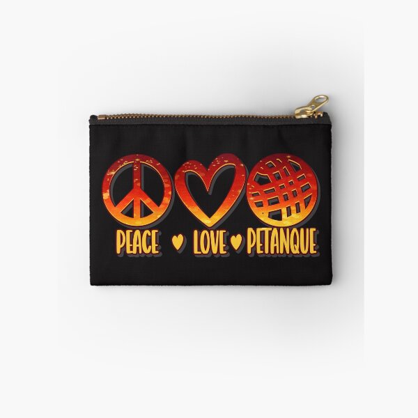 Item preview, Peace Love Petanque. Says it all. Boules cant be beat. Colorful designed and sold by leepymock.