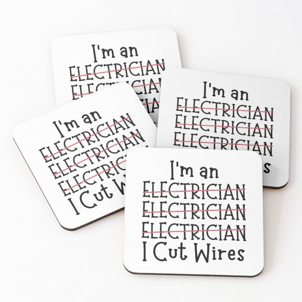 Item preview, I'm An Electrician I Cut Wires designed and sold by chetan786.