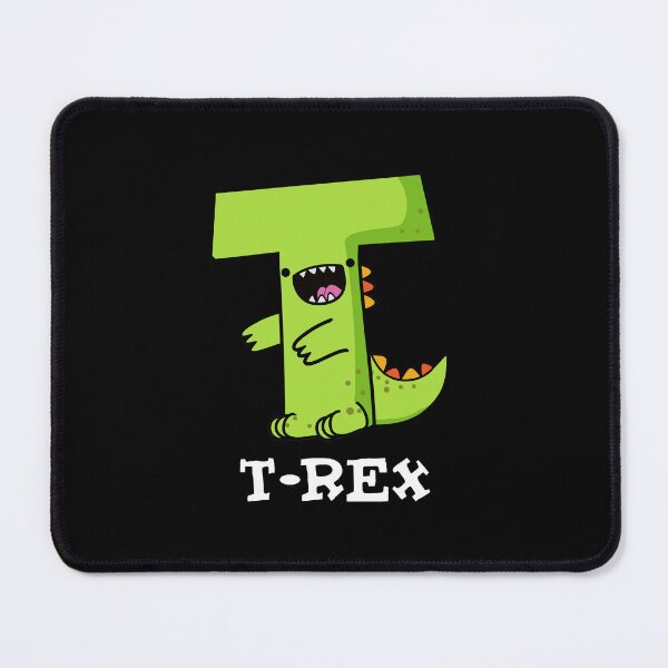 Item preview, T-Rex Alphabet Funny Dinosaur Puns (Dark BG) designed and sold by punnybone.