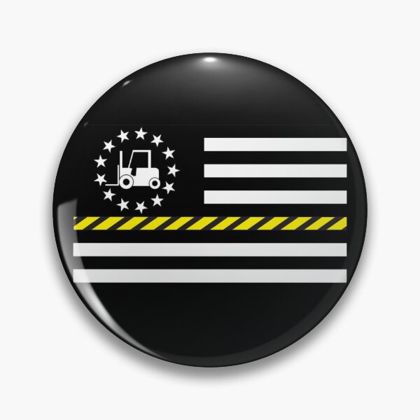 Item preview, Thin Certified Forklift Operator Line Flag designed and sold by WKND-Graphics.