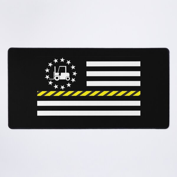 Item preview, Thin Certified Forklift Operator Line Flag designed and sold by WKND-Graphics.