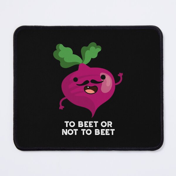 Item preview, To Beet Or Not To Beet Funny Veggie Puns (Dark BG) designed and sold by punnybone.