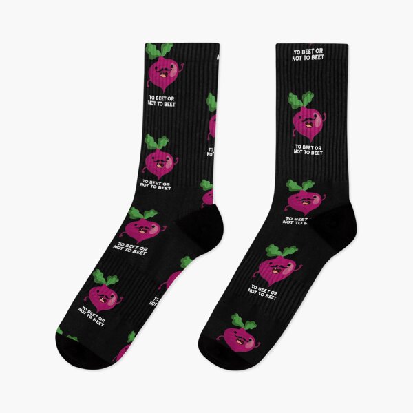 Item preview, To Beet Or Not To Beet Funny Veggie Puns (Dark BG) designed and sold by punnybone.