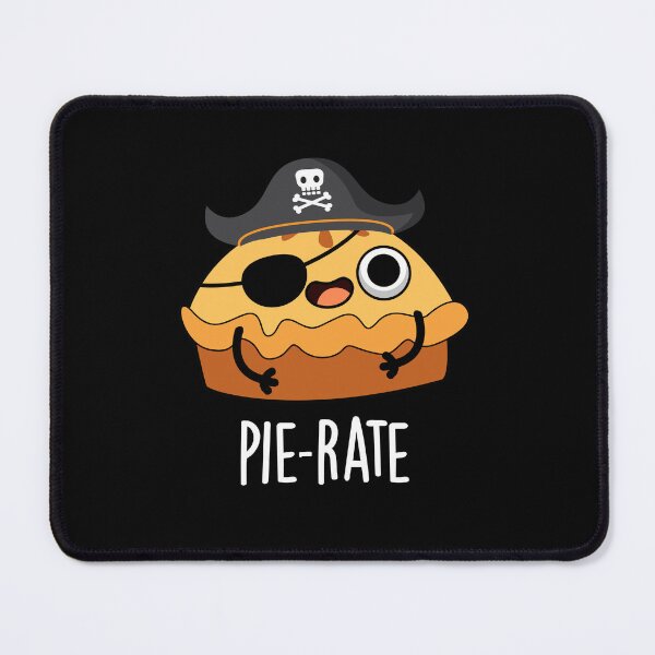 Item preview, Pie-rate Pirate Funny Pie Puns (Dark BG) designed and sold by punnybone.