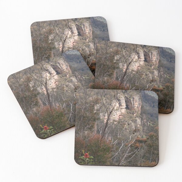 Item preview, Views and Waratahs - Point Pilcher, Blue Mountains World Heritage Area designed and sold by Salieri1627.