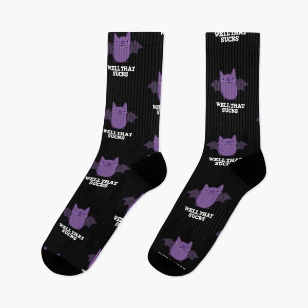 Item preview, Well That Sucks Funny Baby Bat Puns (Dark BG) designed and sold by punnybone.