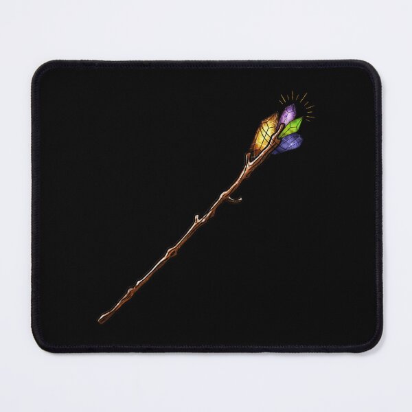Item preview, Crystal wand designed and sold by neuroqueerart.